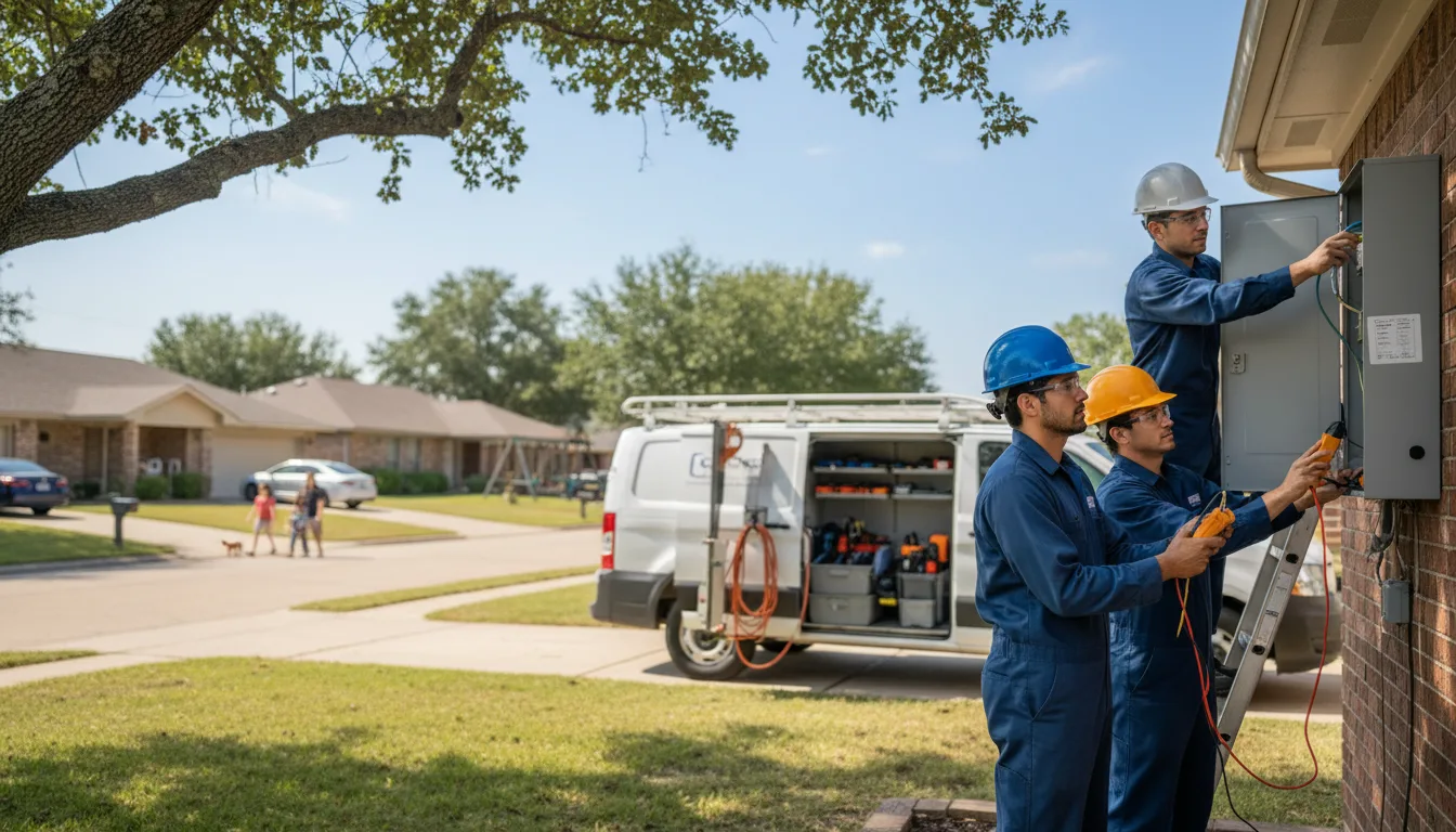 Certified electrician providing emergency electrical services in Prattsville, AR
